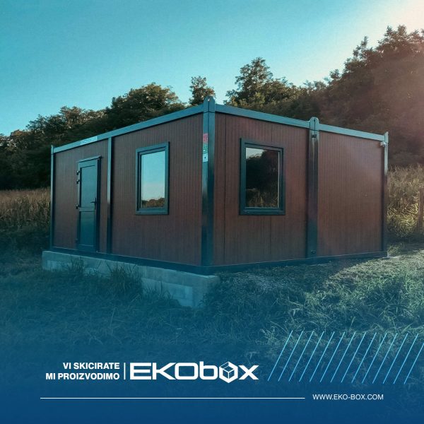 montazni kontejner - boja drveta